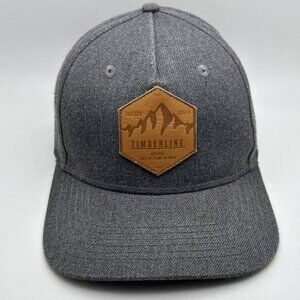 Timberline Traeger Grills Cap Hat Snapback Adult Gray Polyester Hall Of Flame 46